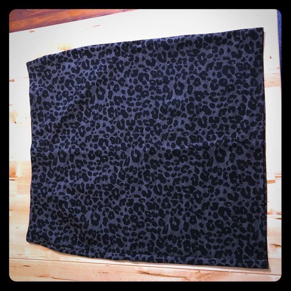 Leopard Print Pencil Skirt